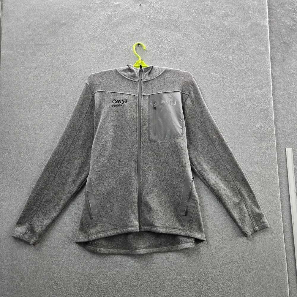 KUIU Men Jacket L Gray Base Camp High Loft Sweater Fleece READ